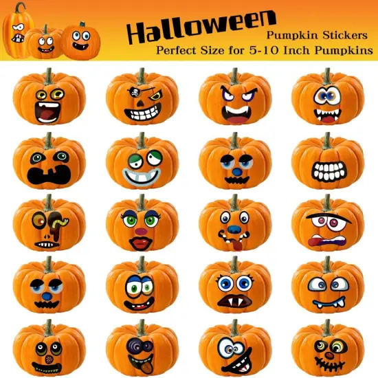 40Pack Pumpkin Stickers {4}