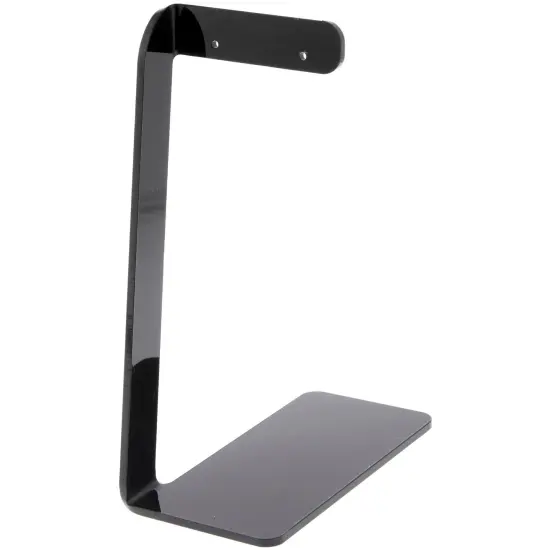 Plymor Black Acrylic Signpost-style Pair Hanging Earring Display Stand, 2.375" W x 4" D x 6" H {2}
