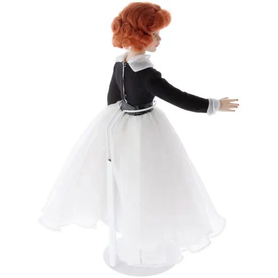 Plymor DSP-10W White Adjustable Doll Stand, fits 16, 17, 18, 19, 20, 21, 22, 23, and 24 inch Dolls or Action Figures, Waist is 2.5" - 3.5" wide, 7" -9" around {4}