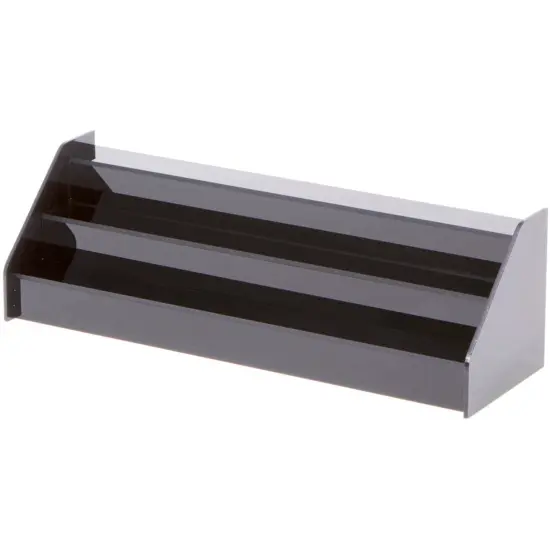Plymor Black Acrylic 3-Step Open Front Display Stairs {2}
