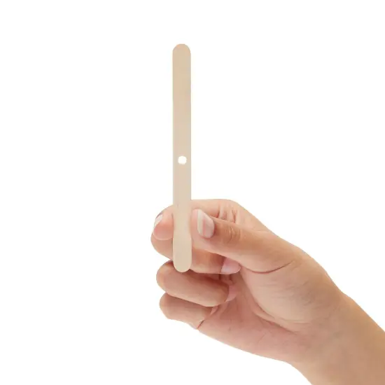 Wooden Wick Holders for Candle Making, Setter Centering Tool (4.4 In, 250 Pack) Brown {5}