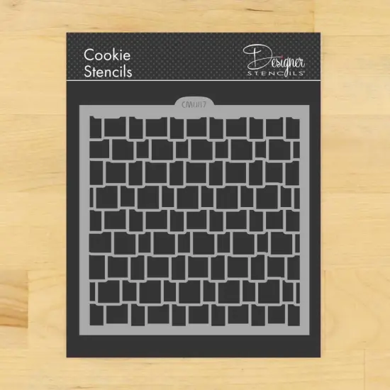 Cedar Shake Roof Cookie & Craft Stencil | CM087 by Designer Stencils | {1}