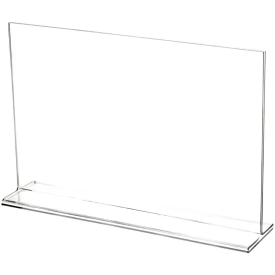 Plymor Clear Acrylic Sign Display / Literature Holder (Top-Load), 11" W x 7" H {2}