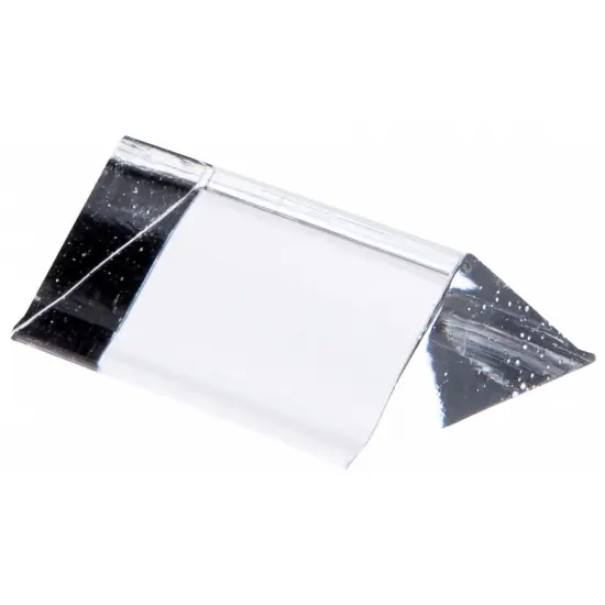 Plymor Clear Acrylic Triangular Label Display Block, 2" W x .75" D x .75" H {2}