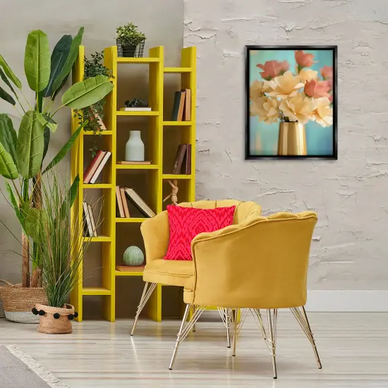 Stupell Industries Modern Day Floral Bouquet Floating Frame Design by Franklyn Gregory {2}