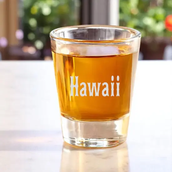 2oz Hawaii Shot Glass {2}