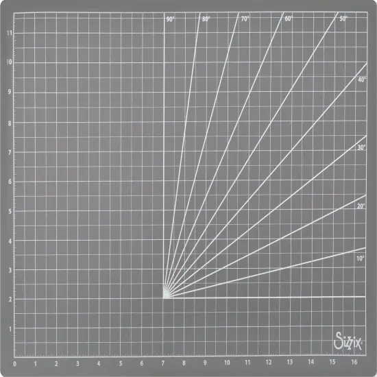 Sizzix Cutting Mat-Imperial And Metric {2}