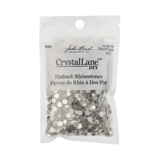 Crystal Lane DIY SS20 Glass Flatback Rhinestones, 1440pcs {3}