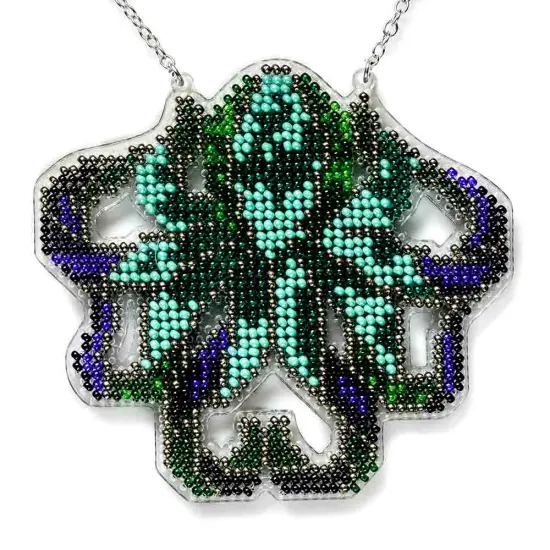 Set for embroidery with beads on a plastic base FLPL-098 {3}