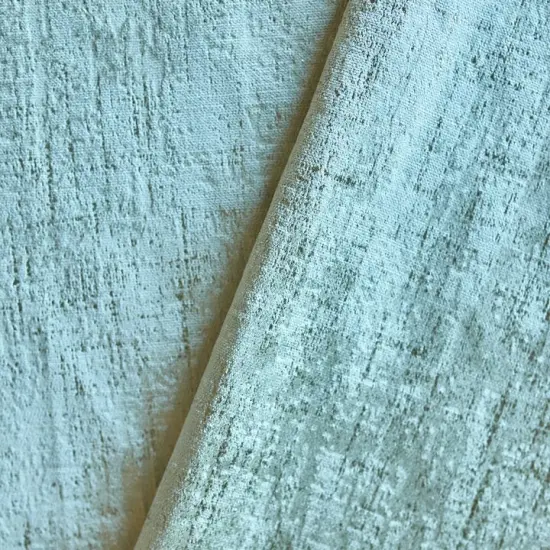 Alnwick Plush Velvet Fabric Pearl {1}