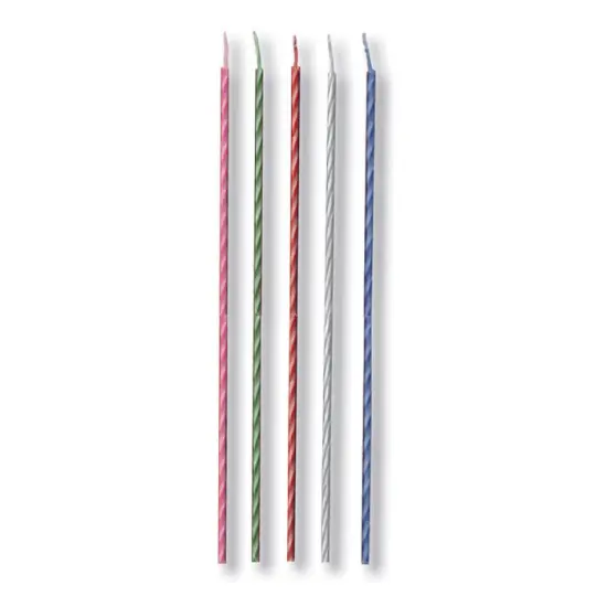 240 pc Bulk Striped Party Candles {1}