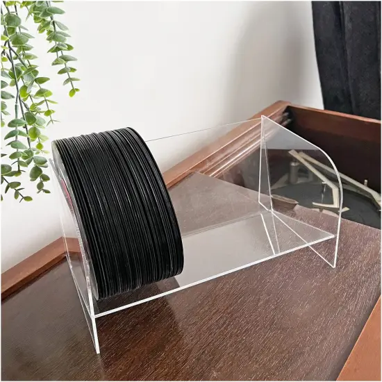 Plymor Clear Acrylic 29-CD Display Shelf, 12" W x 7" D x 5.5" H {4}