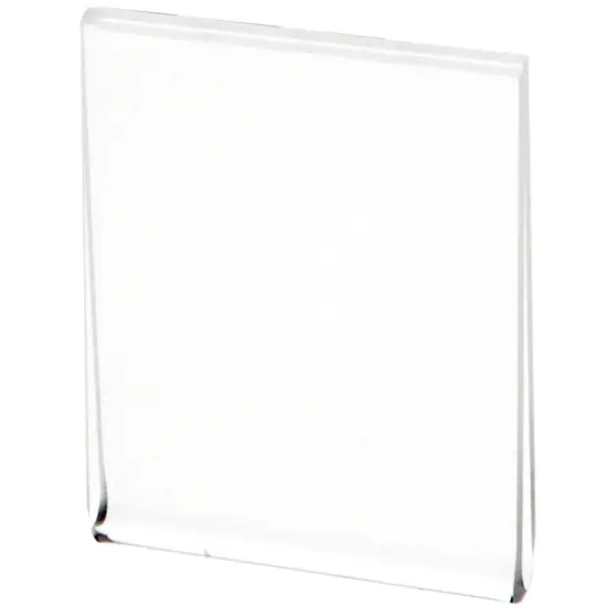 Plymor Clear Acrylic Folder-Style Sign Display Holder / Protector, 1.75" W x 2 25" H {2}