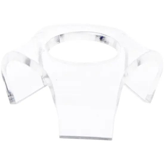 Plymor Clear Acrylic Display Riser for Spheres, 0.75" H x 2" W x 2" D {2}