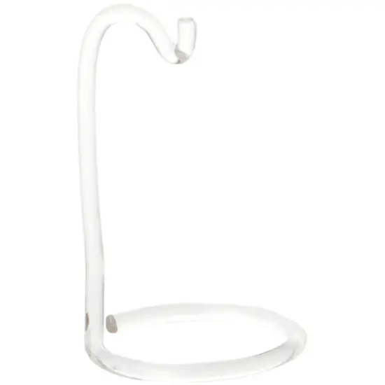Plymor Clear Acrylic Rod 3.75" Ornament Hanger / Display Stand (3" hang space) {2}