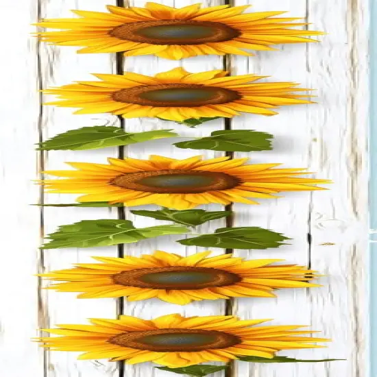 Sunflower Welcome Hanging Banners Spring Porch Banners Flags Summer Door Banners Party Decorations Hanging Banner12 x 72inches Seasonal Front Door Sign Decoration {5}