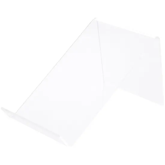 Plymor Clear Acrylic Book Easel with Flat Ledge, 6.5" W x 9.5" D x 4.5" H {2}