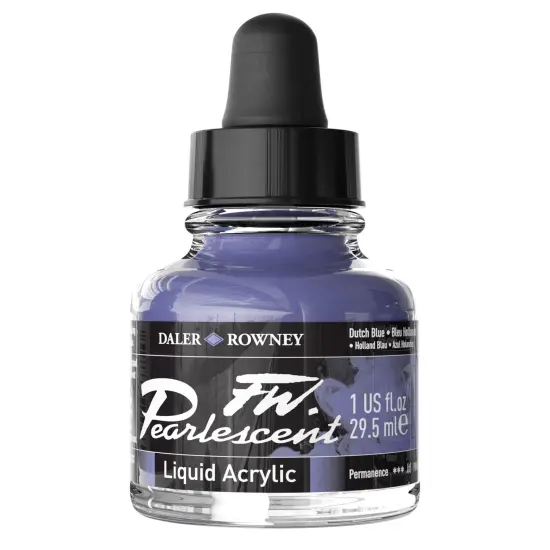 FW Pearlescent Liquid Acrylic Paint 1oz {2}