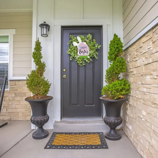 Easter Bunny Door Hanger 3D Spring Wall Decor {4}