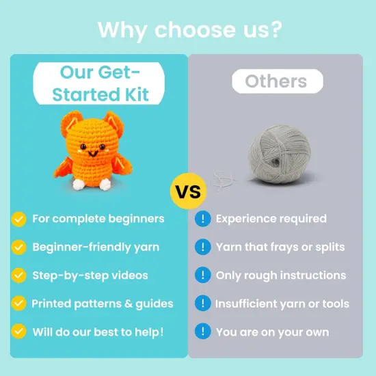 Halloween Animal Crochet Kits {4}