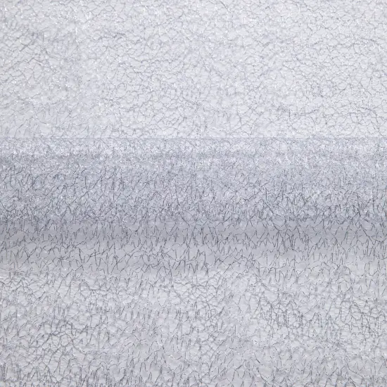 1 Yard Metallic Susumi Tulle Lace Fabric, 58/60&Prime; Wide 100% Polyester Baby blue {1}