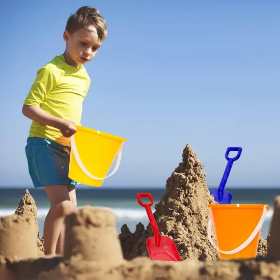 24 Set Buckets Pail with Shovels {3}