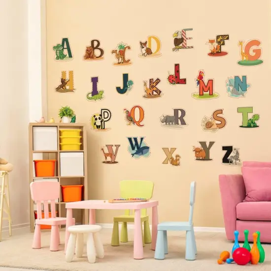 Alphabet Wall Decals - Colorful ABC Wall Stickers {2}