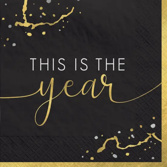 Hello New Years Eve Luncheon Napkins - 40ct {1}