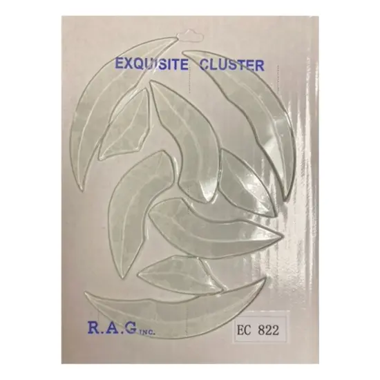 6" Diameter Exquisite Clear Glass Celtic Circle Bevel Cluster EC822 {3}