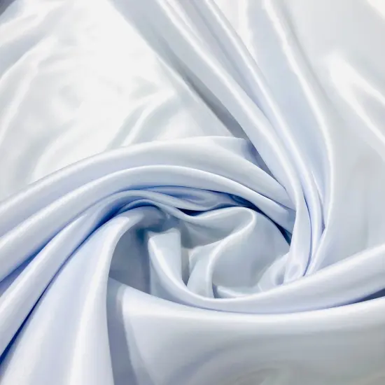 1 Yard Satin Bridal Fabric 60" Wide, 100% Polyester White {1}