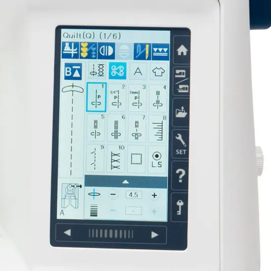 Janome Skyline S9 Embroidery Quilting and Sewing Machine {6}