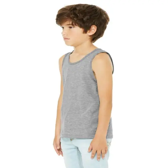 Bella + Canvas&reg; Youth Heather CVC Tank - 3480YCVC ATHLETIC HEATHER {5}