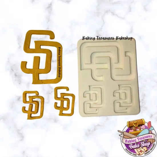 Baseball Silicone mold #1 {1}