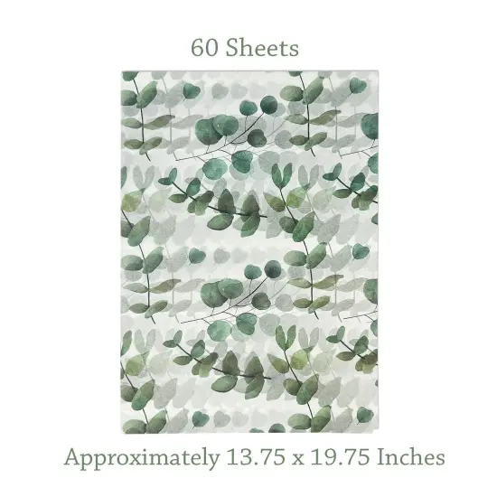 Wrapables Eucalyptus Tissue Paper 13.75 x 19.75 Inch for Gift Wrapping, Arts & Crafts (60 Sheets) {2}