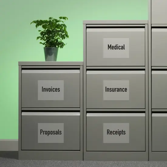 Avery Full Sheet Printable Shipping Labels, 8.5" x 11", Matte Clear, Inkjet, Create Custom Labels Using Scissors or Electronic Cutting Machines, 25 Blank Mailing Labels (8665) {3}