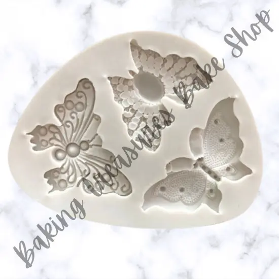 Butterfly Trio Set Silicone mold {2}