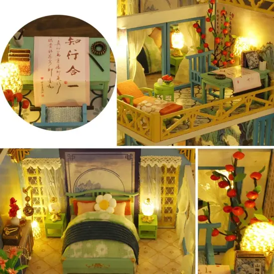 Miniature Wizardi Roombox Kit - Japanese Decoration Dollhouse Kit {3}