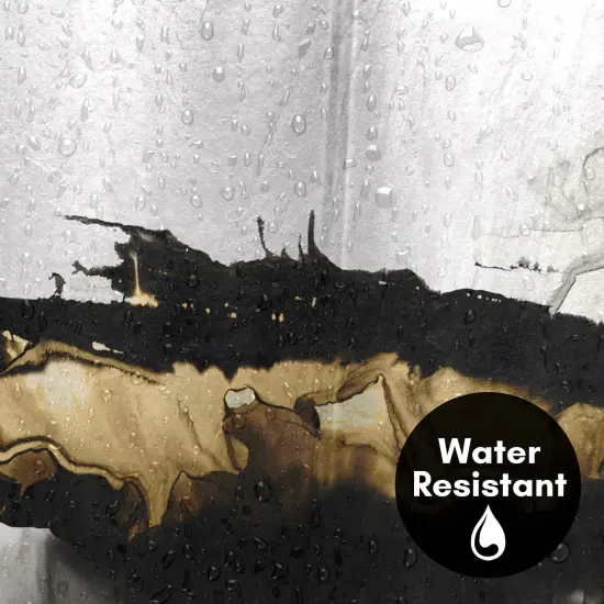 Americanflat 71" x 74" Shower Curtain, Drizzle Ii by PI Creative Art {3}