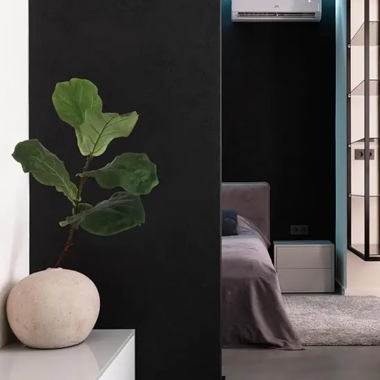 Fiddle Leaf Spray: Set of 3, 36-Inch, Silk Leaves, Tree Branches by Floral Home&reg; {2}