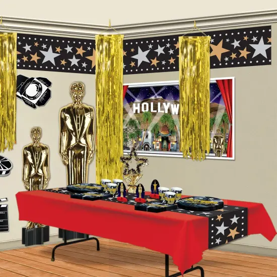 18 Pack Bulk Mardi Gras 1-Ply Mini Gleam 'N Columns Gold {2}