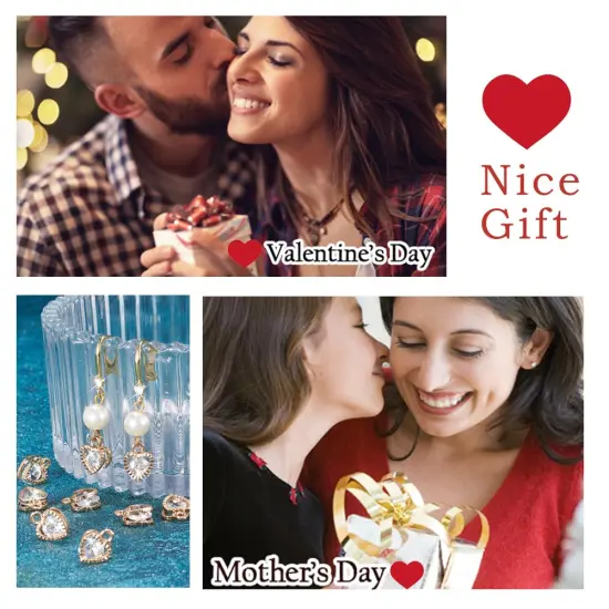 100pcs Cubic Zirconia Alloy Charms Heart Shaped KC Gold Pendants for Jewelry Making Choker Tiny Dangle Accessories Valentine's Day Wedding {5}