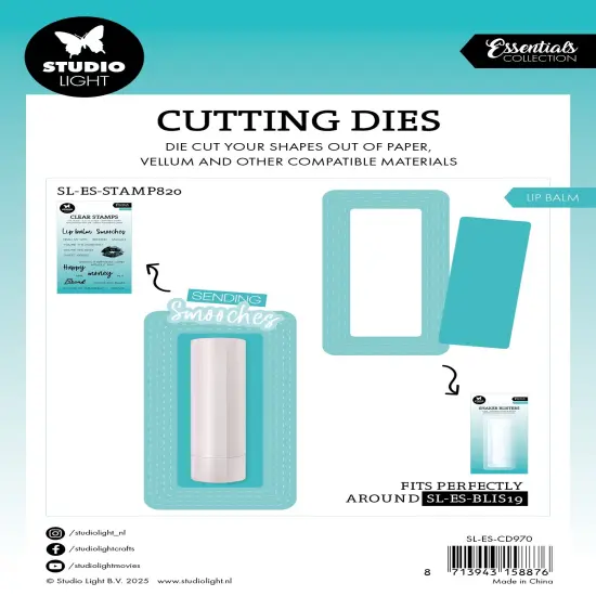 Studio Light Essentials Blister Cutting Die-Lip Balm {3}