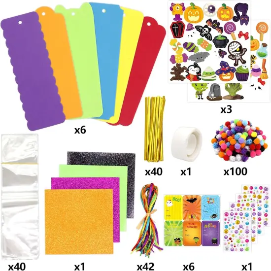 Foam DIY Halloween Bookmarks Craft Kit for Kids {2}