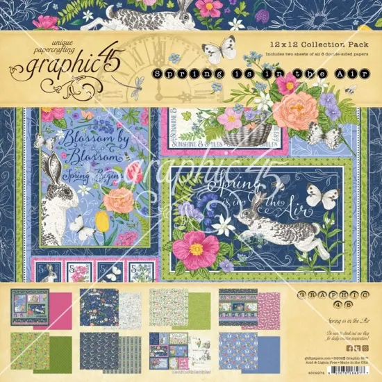 Graphic 45 Collection Pack 12"X12"-Spring Is In The Air {1}