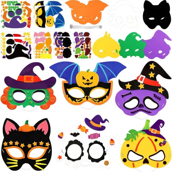 Halloween Mask Craft Kits for Kids {2}