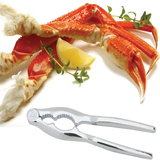 Norpro Chrome Nut / Lobster Cracker - Seafood Shellfish Crab Almond Sheller {5}