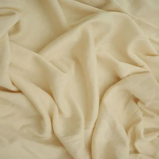 1 Yard Vortex Washed Jersey Solid Fabric, 58/60&Prime; Wide Rayon Spandex Blend HONEY MUSTARD {5}