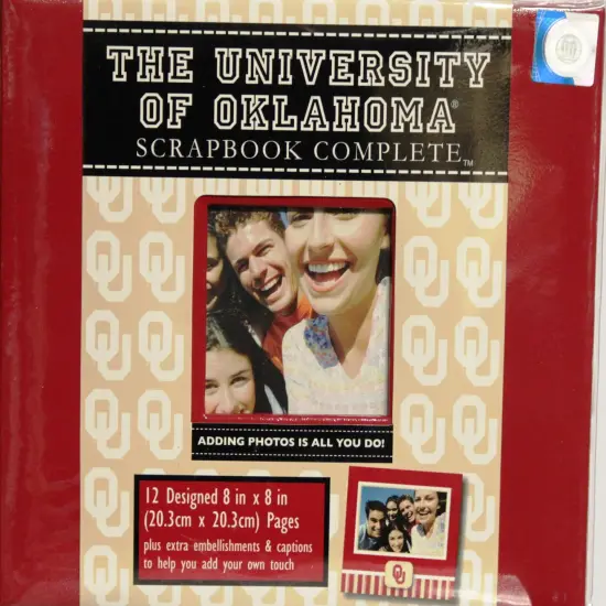 The University Of Oklahoma Complete 8 x 8 Officially Licensed Scrapbook {1}