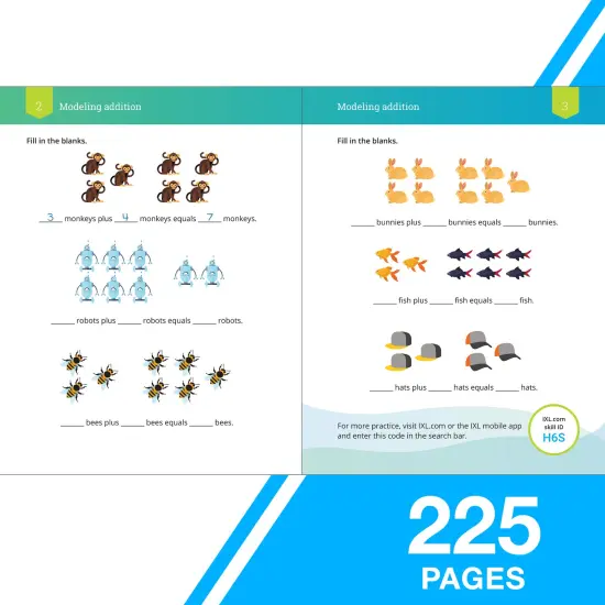 The IXL Ultimate 1st Grade Math Workbook, Activity Book for Kids Ages 6-7 Covering Addition, Subtraction, Place Value, Geometry, Counting Money, Measuring, and More Mathematics {3}
