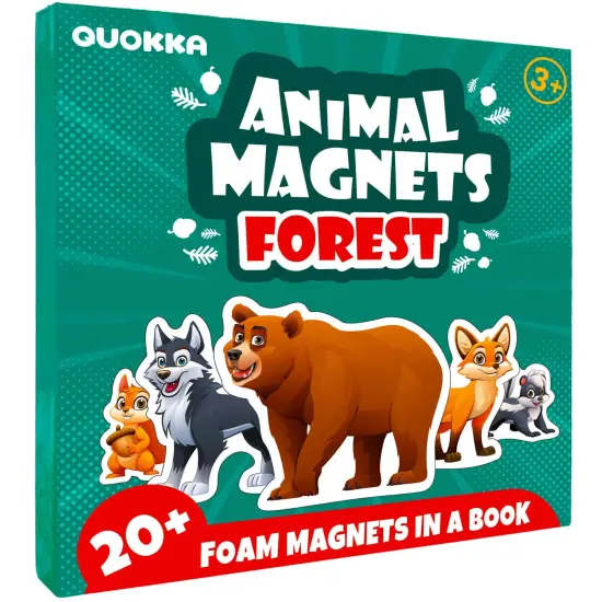 Travel Magnetic Book 20+Pcs for Kids | Forest {1}